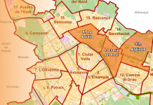 Estos son los tres barrios de Valencia con la población más envejecida