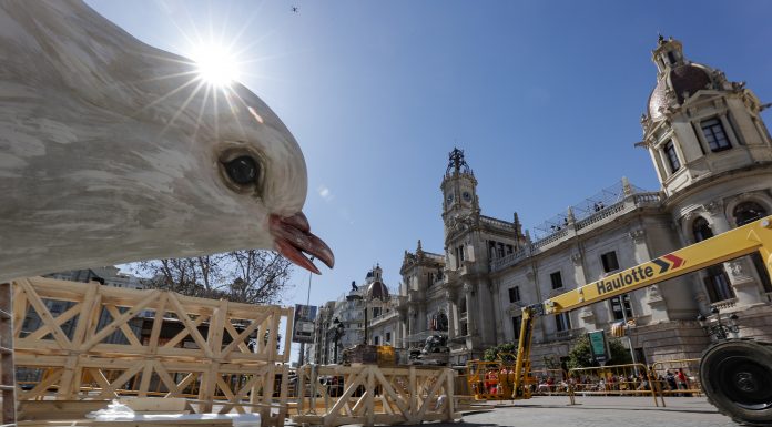 Una inspección de Trabajo retrasa la plantà de las fallas de Especial y Primera A Una inspección de Trabajo retrasa la plantà de las fallas de Especial y Primera A