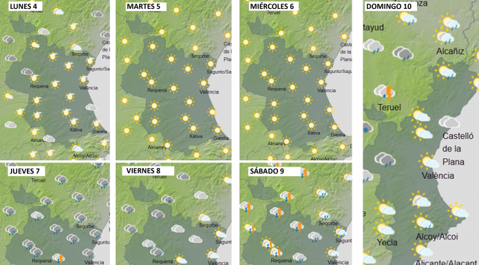 La lluvia y la posibilidad de tormentas amenazan los actos falleros del fin de semana La lluvia y tormentas amenazan los actos falleros de Valencia