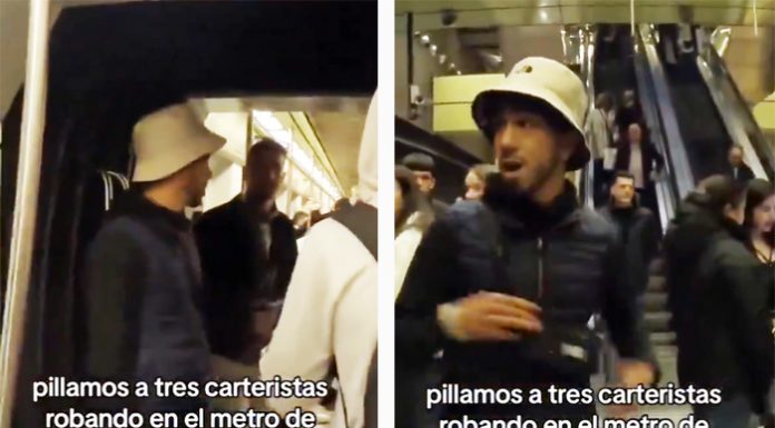 Vídeo: Alertan a los usuarios del Metro de Valencia de la presencia de carteristas