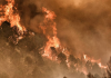 Un gran incendio amenaza el interior de la Comunitat Valenciana y calcina más de 800 hectáreas