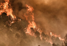 Un gran incendio amenaza el interior de la Comunitat Valenciana y calcina más de 800 hectáreas