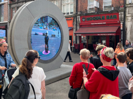 Abren un portal que une Dublín con Nueva York en tiempo real