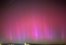 Espectaculares fotos de la aurora boreal en la Comunitat Valenciana