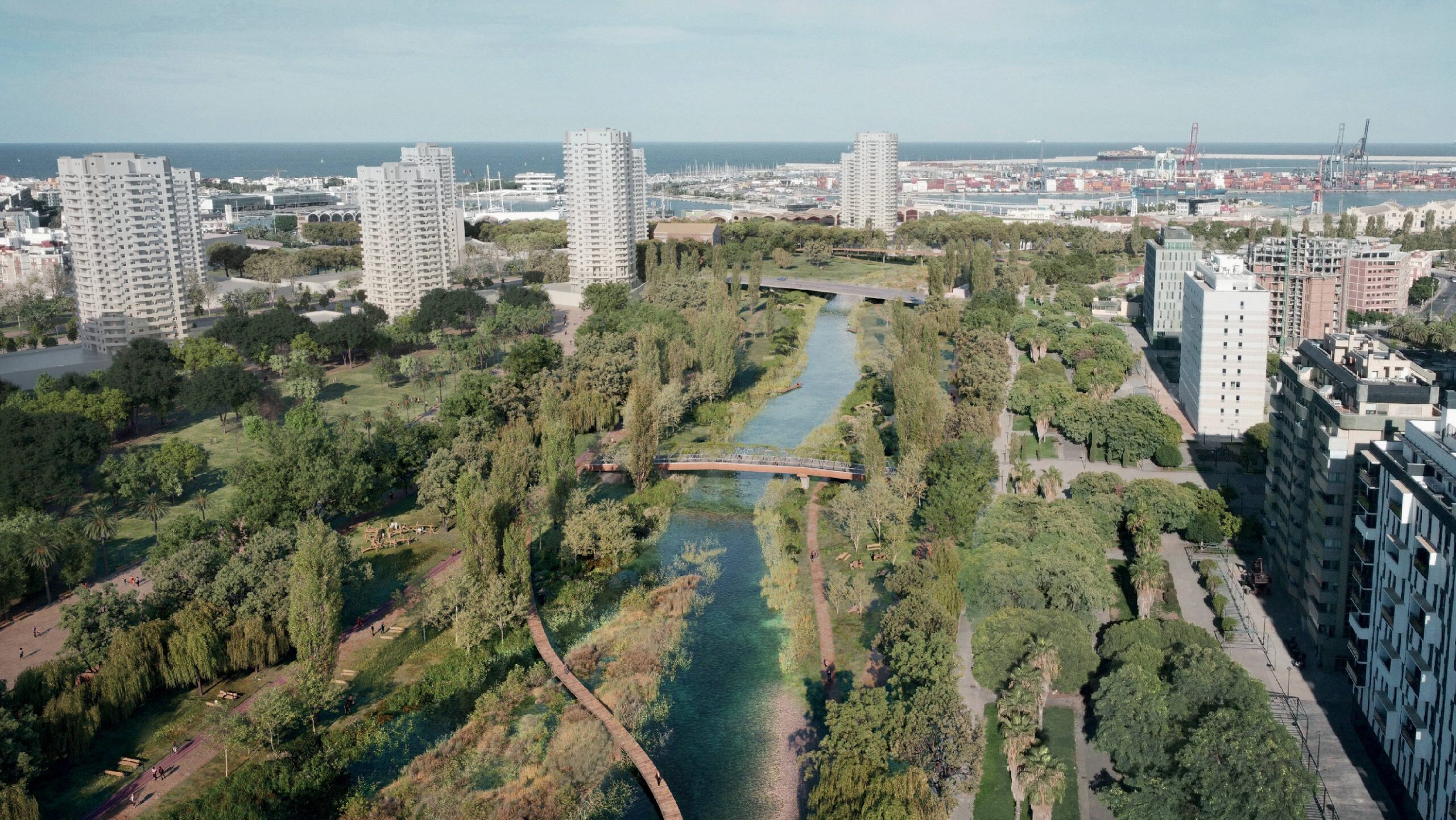 Valencia estrenará un nuevo camino para ciclistas y peatones en el Jardín del Turia