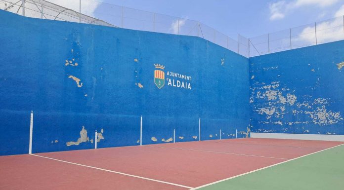 Aldaia destinarà 250.000 euros a la rehabilitació i millora de les pistes de tennis i frontó