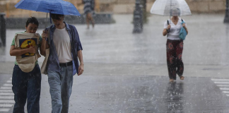 La lluvia vuelve a Valencia este fin de semana