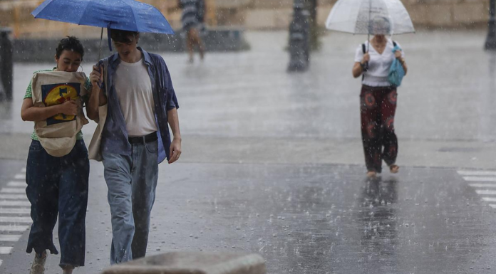 La lluvia vuelve a Valencia este fin de semana