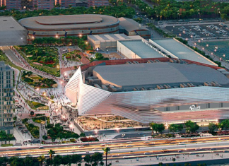 El Roig Arena a vista de pájaro: así toma forma el gran pabellón deportivo