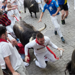 El quinto encierro de San Fermín se salda con un herido de la Comunitat Valenciana