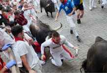 El quinto encierro de San Fermín se salda con un herido de la Comunitat Valenciana El quinto encierro de San Fermín se salda con un herido de la Comunitat Valenciana