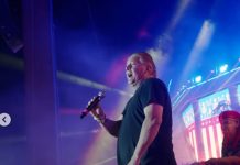 Francisco canta la versión electrónica del himno de Valencia en el Medusa
