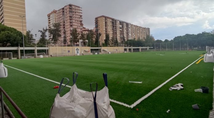 Invierten 250.000 de euros para renovar el césped artificial de campos de fútbol del Tramo II del Turia