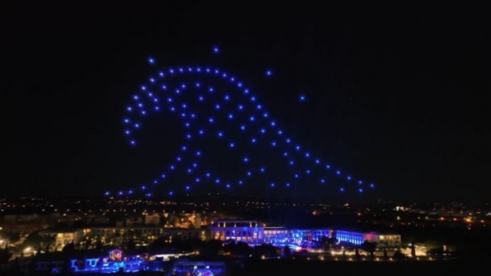 Un espectáculo de drones inédito iluminará Valencia este fin de semana