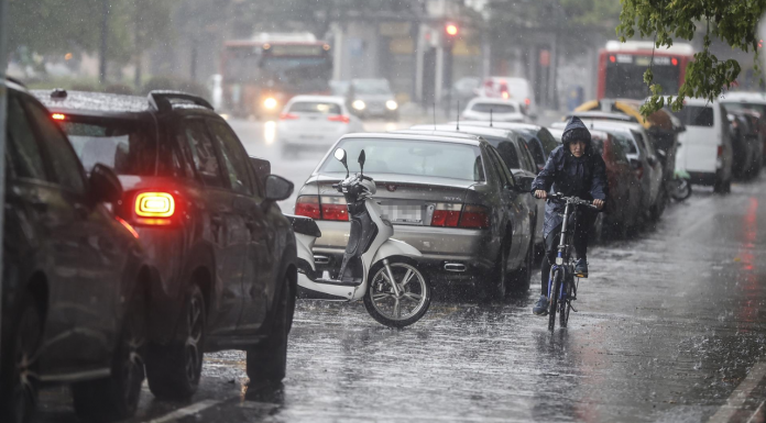 La DANA activa la alerta por tormentas y granizo