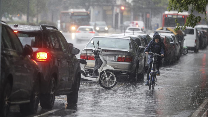 Unas lluvias torrenciales descargan más de 100 litros en Burriana