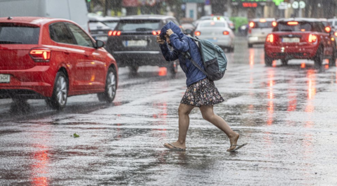 Aemet activa la alerta amarilla por tormentas en Valencia