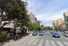 Dos personas heridas en un atropello en la Gran Vía Germanías