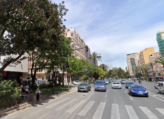 Dos personas heridas en un atropello en la Gran Vía Germanías