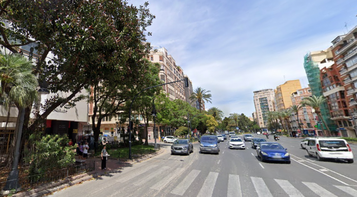 Dos personas heridas en un atropello en la Gran Vía Germanías