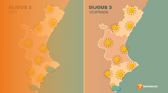 El otoño inicia su entrada en Valencia con un descenso de temperaturas
