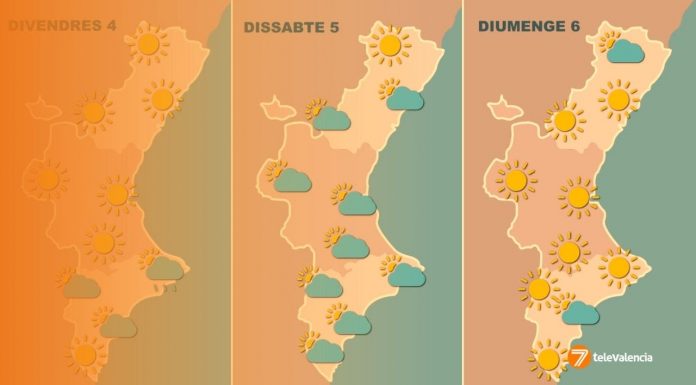 Las máximas volverán a dispararse por encima de los 30º