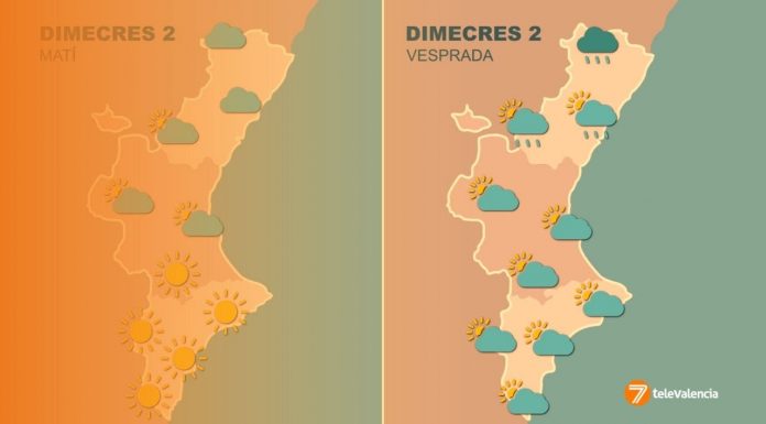 La lluvia regresa a Valencia