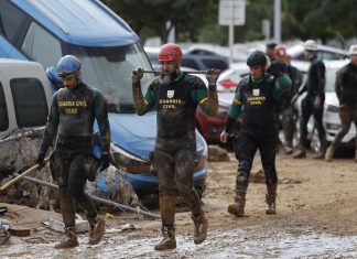 La Guardia Civil refuerza el operativo de Valencia por la dana hasta los 5.200 efectivos