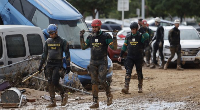 La Guardia Civil refuerza el operativo de Valencia por la dana hasta los 5.200 efectivos