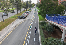 Valencia estrena un nuevo carril bici en una gran avenida de la ciudad