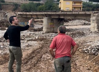 La Diputación activa la reconstrucción urgente de 26 puentes de su red de carreteras dañados por la DANA