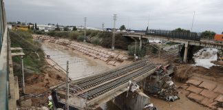 La DANA obliga a retrasar la reapertura de la alta velocidad