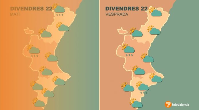 La lluvia podría volver a Valencia este fin de semana