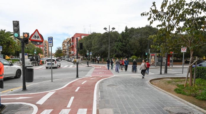 El barrio de Jesús mejora un tramo de su conexión ciclista