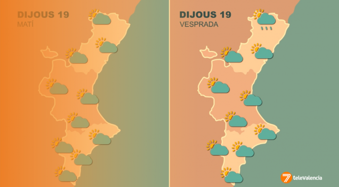 AEMET activa la alerta amarilla este jueves por fuertes rachas de viento en Valencia AEMET activa la alerta amarilla este jueves por fuertes rachas de viento en Valencia
