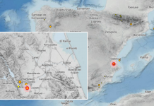 Cuatro terremotos sacuden el interior de la Ribera