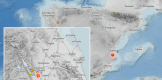 Cuatro terremotos sacuden el interior de la Ribera