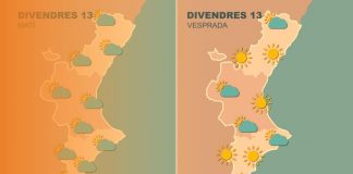 El tiempo en Valencia del 13 al 15 de diciembre