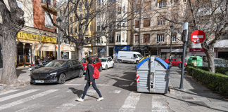 El cruce de dos calles de Valencia se cerrará al tráfico para convertirse en zona peatonal