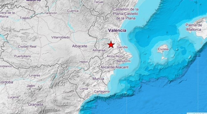 La comarca de la Ribera sufre tres nuevos terremotos durante el fin de semana