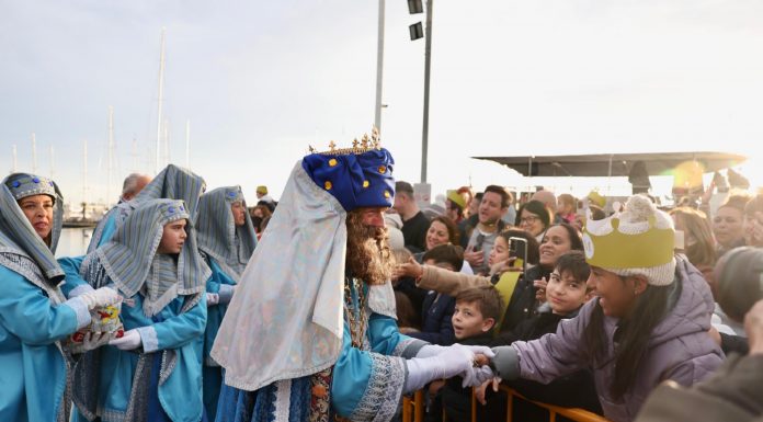 Los Reyes Magos llegan a la Marina de Valencia