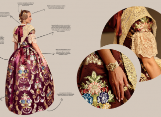 El Espolín de Berta Peiró: Los indumentaristas detrás del traje más emblemático de la Fallera Mayor