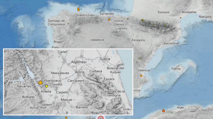 La Ribera registra los dos primeros terremotos del año