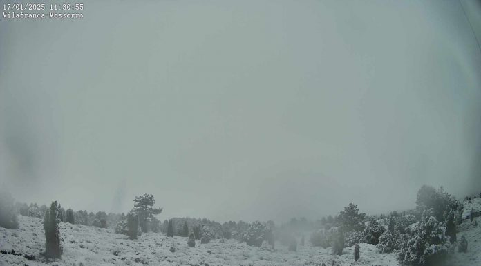 Nieve, granizo y lluvia: las imágenes más impactantes de la dana