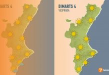 El tiempo en Valencia del 4 al 9 de febrero