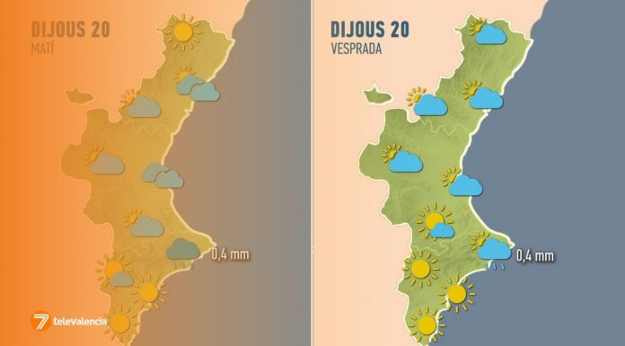 La lluvia podría empañar el primer gran fin de semana de actos falleros El tiempo en Valencia del 20 al 23 de febrero