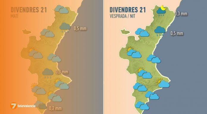 Un posible episodio de tormentas pone en jaque los actos falleros del sábado El tiempo en Valencia del 21 al 23 de febrero