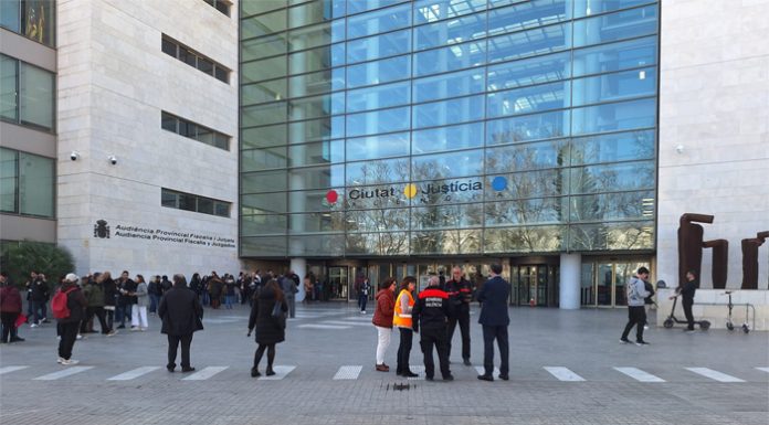 Evacúan la Ciudad de la Justicia en 15 minutos