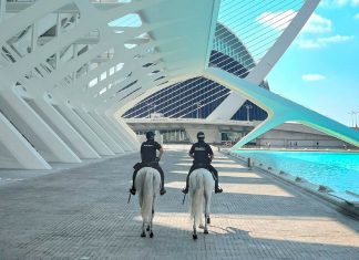 Operativo histórico en Valencia: más de 300 agentes blindan la Ciudad de las Artes por el funeral de Estado