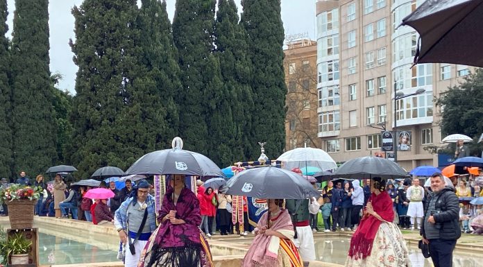 Previsión de lluvia para las próximas horas falleras ofrenda
